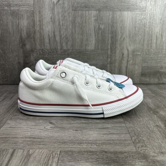 Converse CTAS Kids size 3 White Street Slip On Shoes - Picture 1 of 8